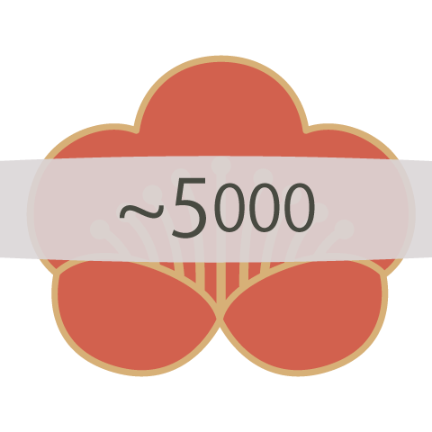 ~5000円
